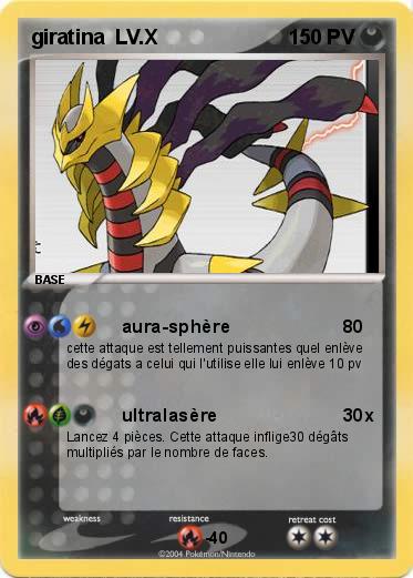 Pokemon giratina  LV.X
