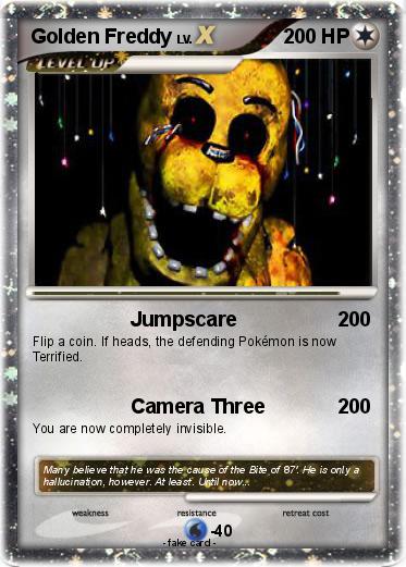 Pokemon Golden Freddy