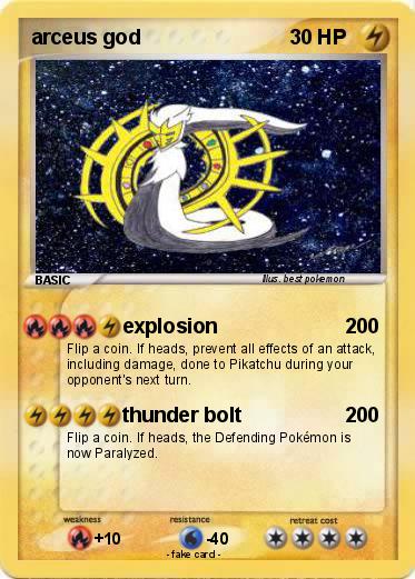 Pokemon arceus god