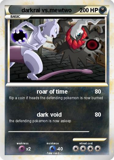 Pokemon darkrai vs.mewtwo