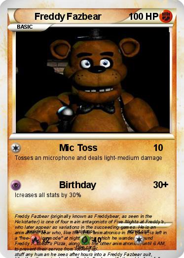 Pokemon Freddy Fazbear