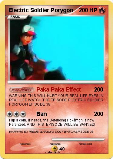 Pokemon Electric Soldier Porygon