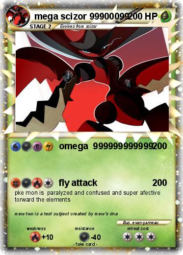Pokemon mega scizor 99900099