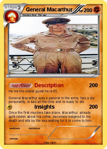 Pokemon General Macarthur