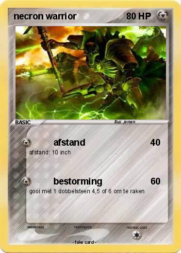 Pokemon necron warrior