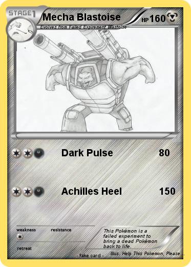 Pokemon Mecha Blastoise