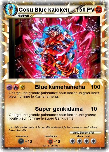 Pokemon Goku Blue kaioken