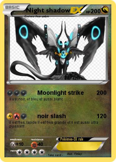 Pokemon Night shadow