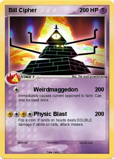 Pokemon Bill Cipher