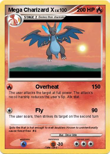 Pokemon Mega Charizard X