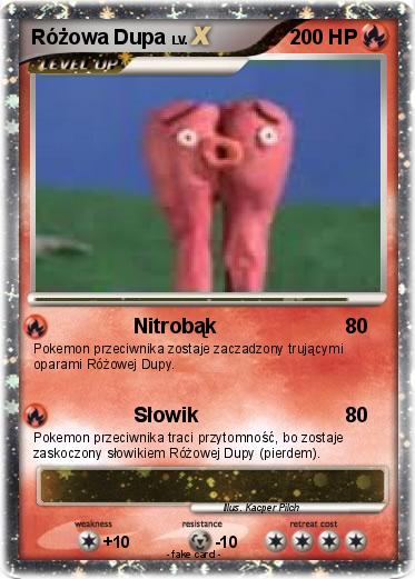 Pokemon Różowa Dupa