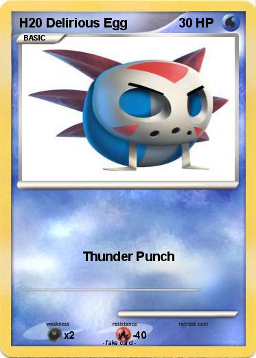 Pokemon H20 Delirious Egg