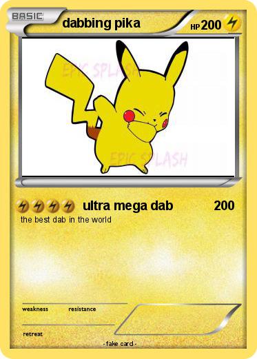 Pokemon dabbing pika
