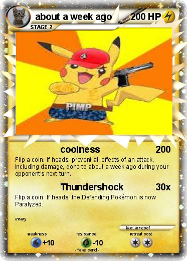 Pokemon about a week ago