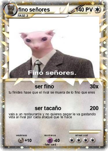 Pokemon fino señores
