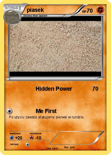 Pokemon piasek
