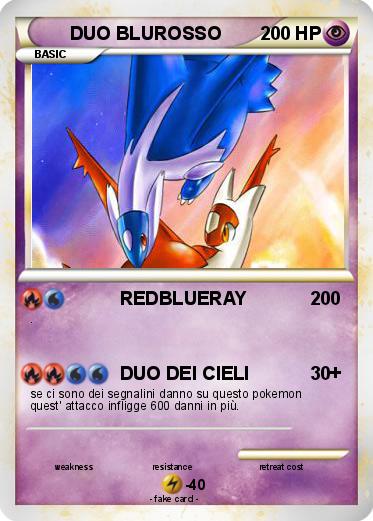 Pokemon DUO BLUROSSO