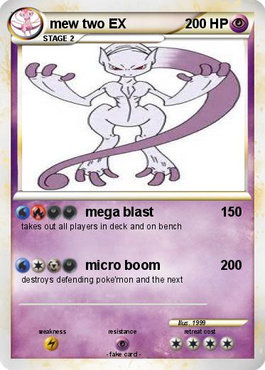 Pokemon mew two EX