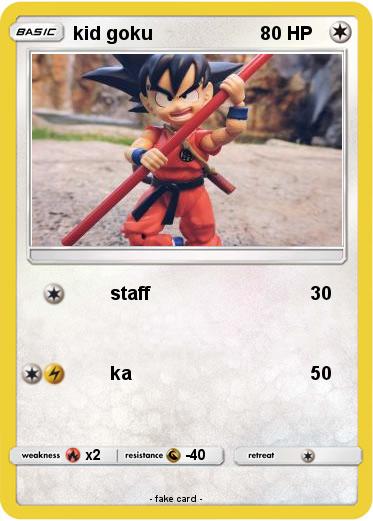 Pokemon kid goku