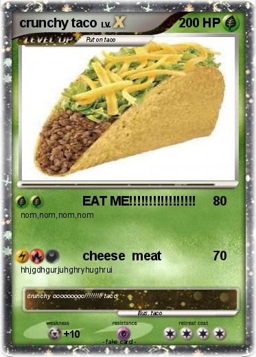 Pokemon crunchy taco
