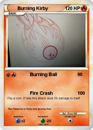 Pokemon Burning Kirby