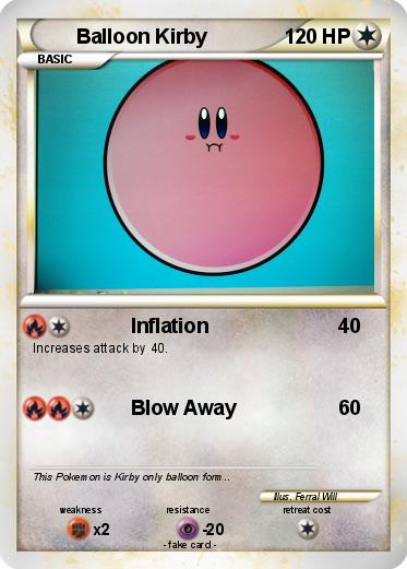 Pokemon Balloon Kirby
