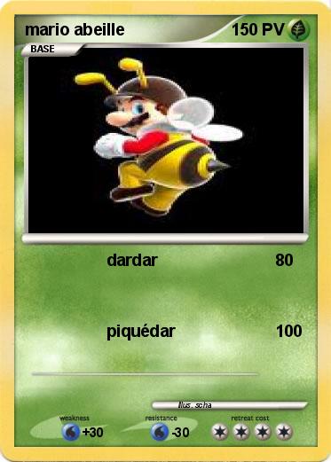 Pokemon mario abeille