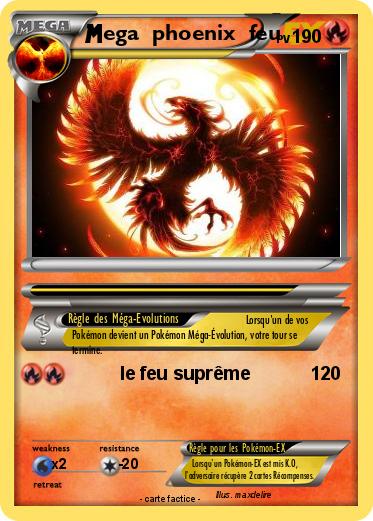 Pokemon ega  phoenix  feu