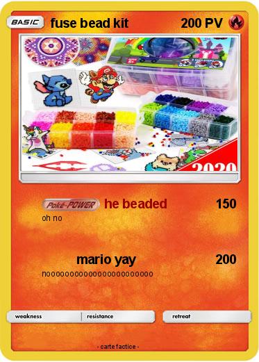 Pokemon fuse bead kit