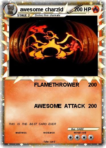 Pokemon awesome charzid