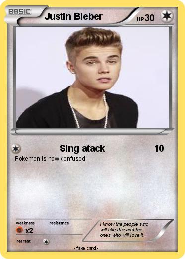 Pokemon Justin Bieber