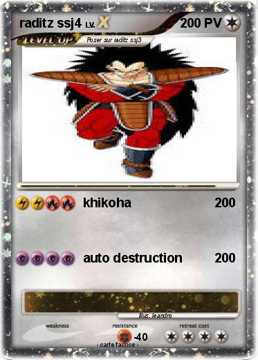 Pokemon raditz ssj4