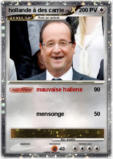 Pokemon hollande à des carrie