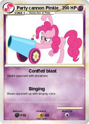 Pokemon Party cannon Pinkie