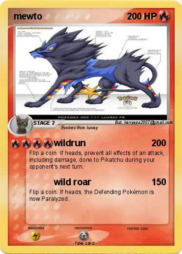 Pokemon mewto