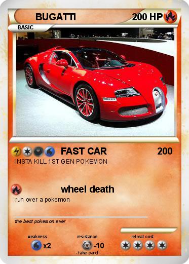 Pokemon BUGATTI