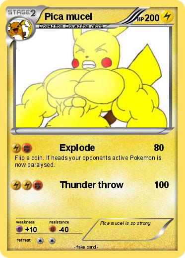 Pokemon Pica mucel