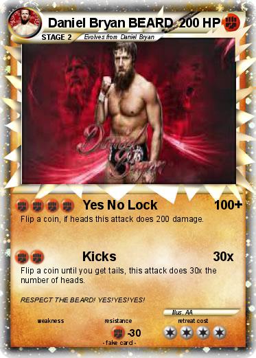 Pokemon Daniel Bryan BEARD
