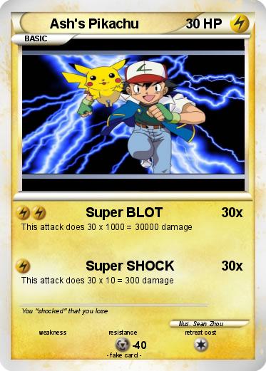 Pokemon Ash's Pikachu