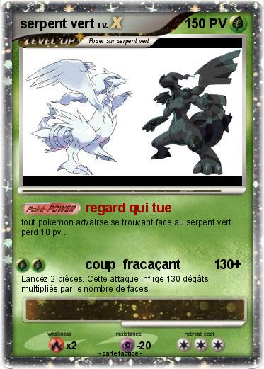 Pokemon serpent vert
