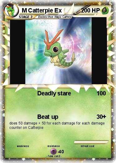 Pokemon M Catterpie Ex