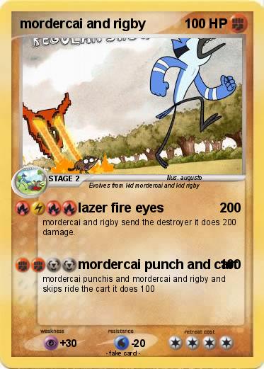 Pokemon mordercai and rigby