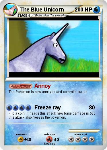 Pokemon The Blue Unicorn