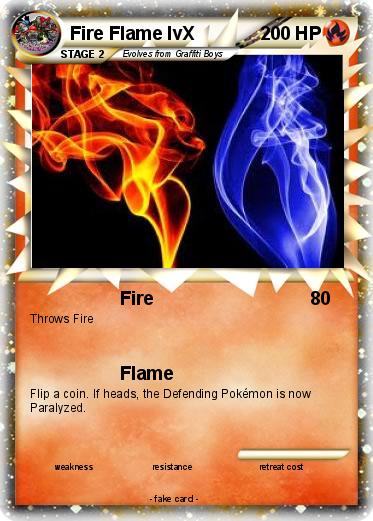 Pokemon Fire Flame lvX