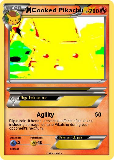 Pokemon Cooked Pikachu