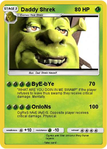 Pokemon Daddy Shrek