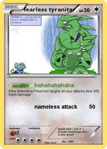 Pokemon fearless tyranitar