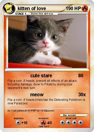 Pokemon kitten of love