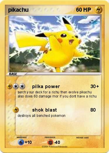 Pokemon pikachu