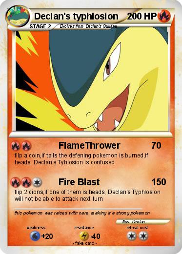 Pokemon Declan's typhlosion
